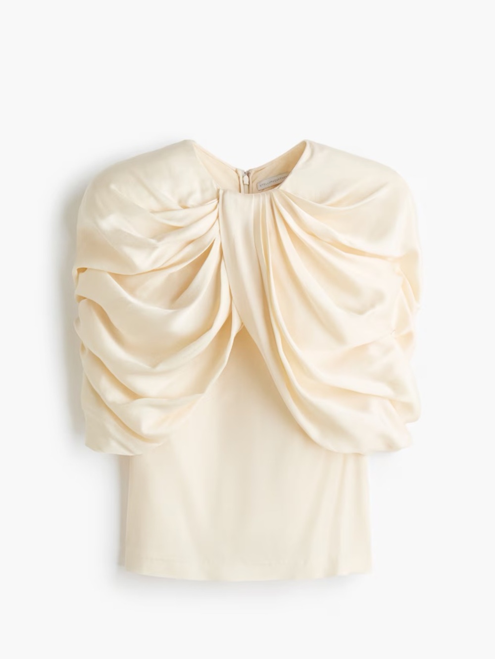 H&M x Stella McCartney drapped satin top